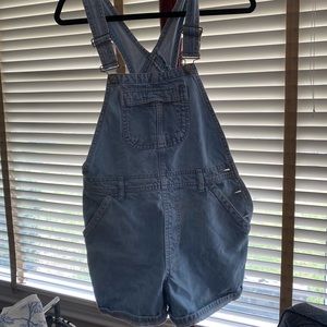 Topshop denim overalls